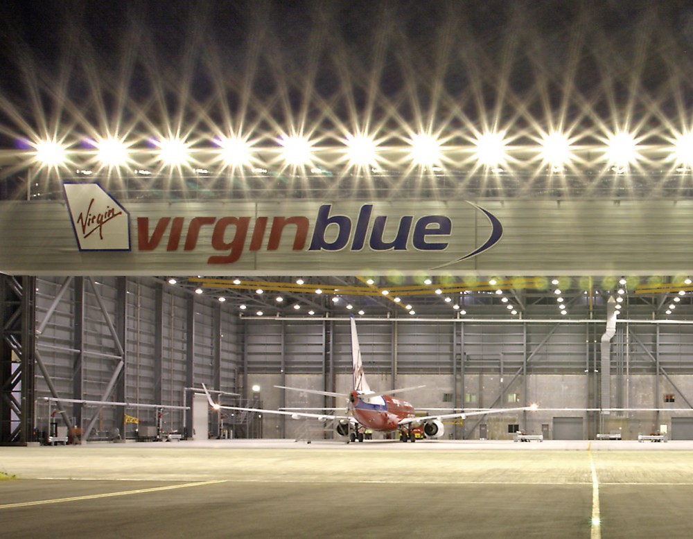 virgin maintenance hangar engineering project management brisbane meinhardt