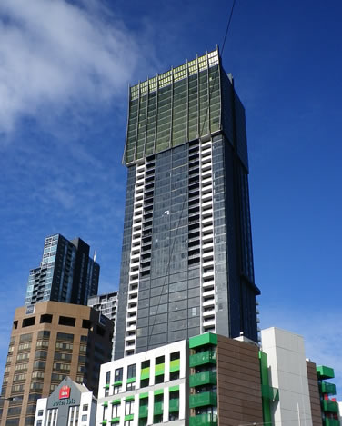 Zen Apartments residential tower skyscraper melbourne