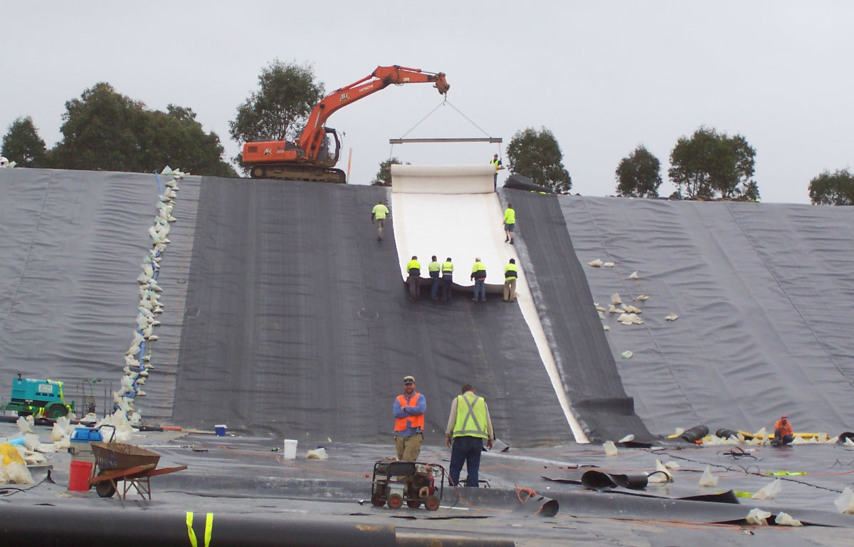 drysdale landfill liner