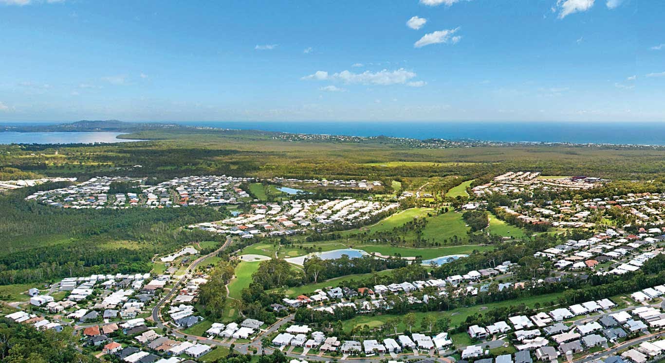 Ridges Peregian Springs aerial