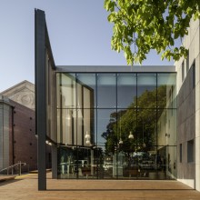 Williamstown Library glass facade